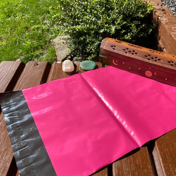 100 PURE PINK Poly Mailer Bags 10X13 *FIRM - Picture 7 of 7